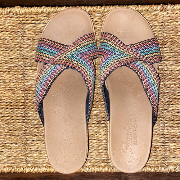 Sketchers Cali Beverlee - Delighted Multi-Colored Sandal - Picture 7 of 12